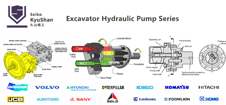 Hitachi ex100 hydraulic pump