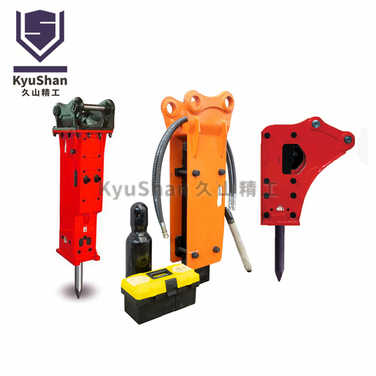 Brise-roches hydrauliques de toutes tailles pour excavatrices