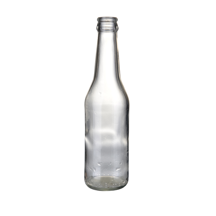 Empty Soda Water 300ml Glass Bottles For Beer With Crowm Cap