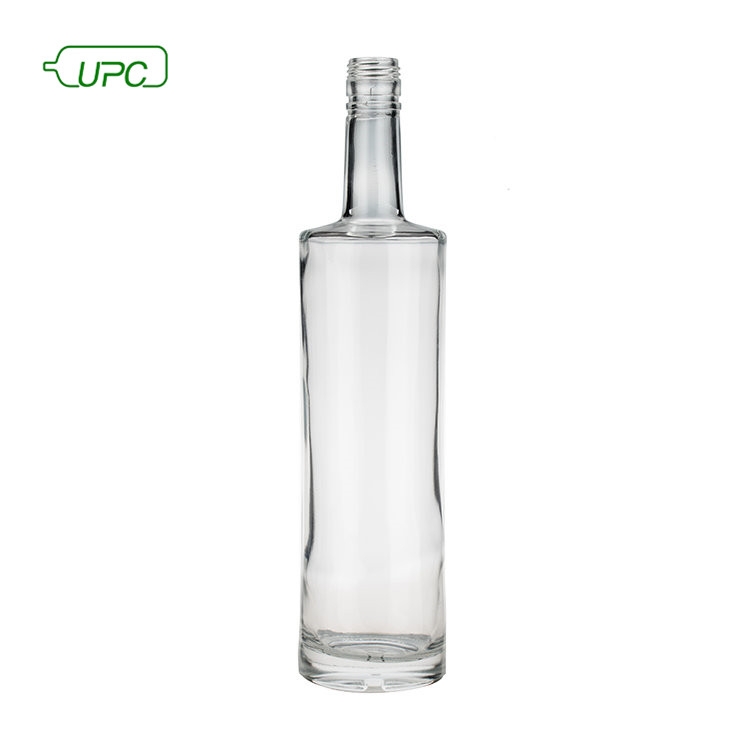 750ml Clear Vodka Glass Bottle