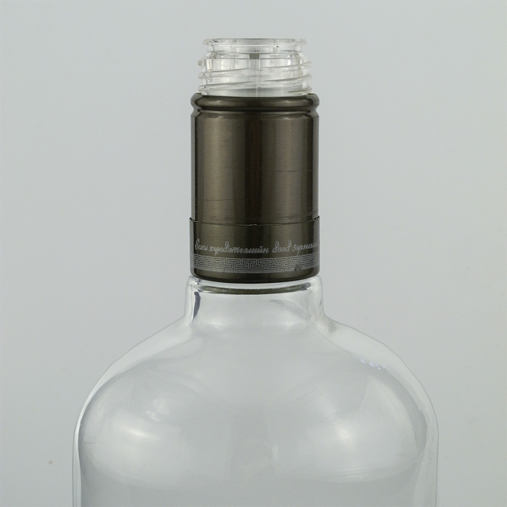 Toptan özelleştirilmiş yüzey kaplama viski votka şeffaf cam