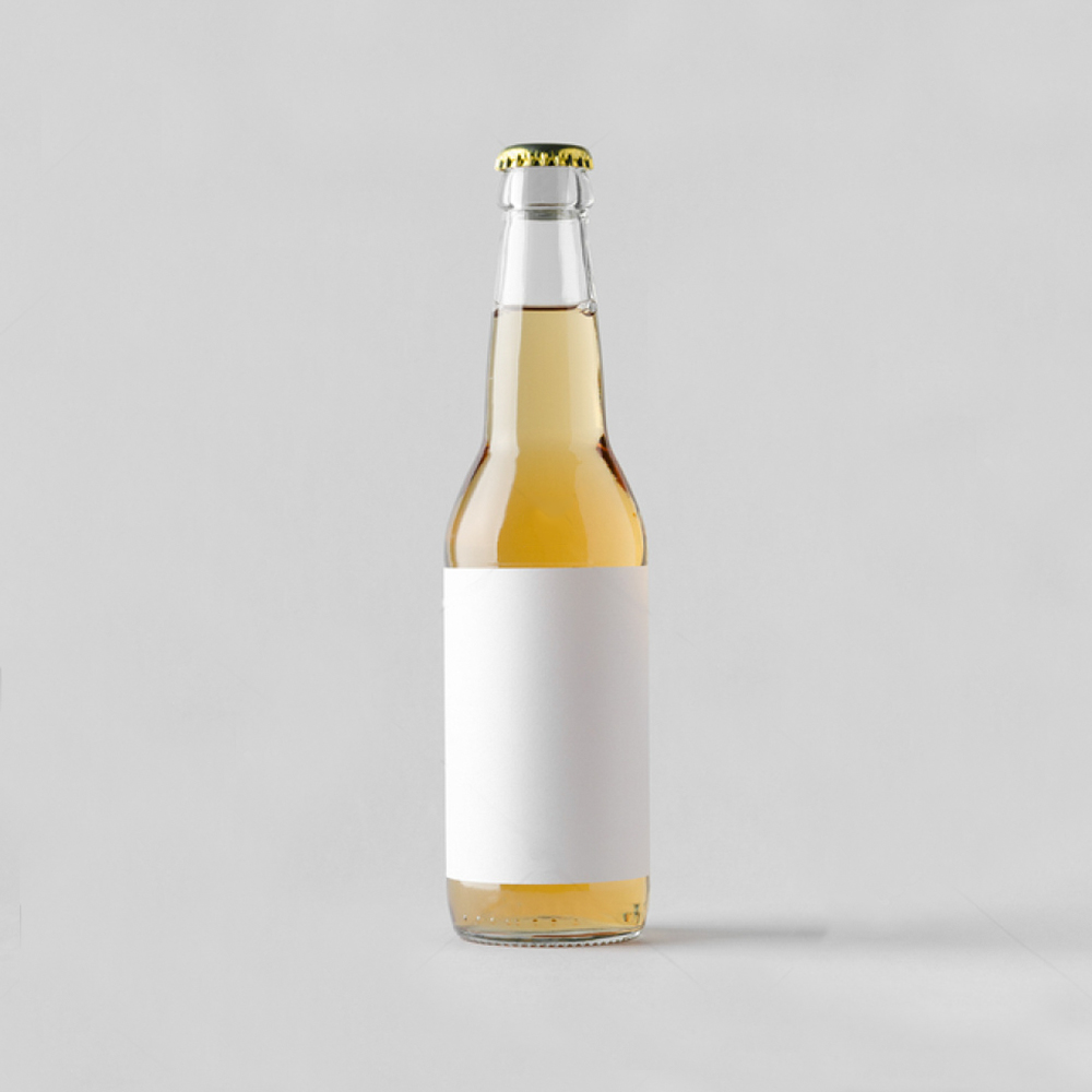 Transparent Empty Glass 750ml 550ml 330ml Beer Bottle Factory Wholesale Garrafa De Cerveja Transparente