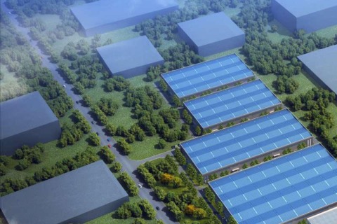 The whole view of our office and factoy