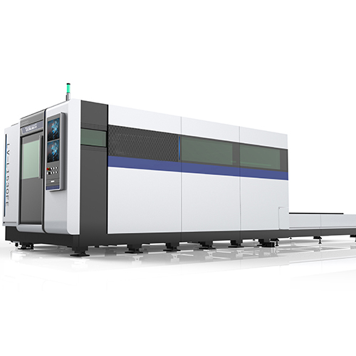 Full Cover Fiber Laser Cutting Machine With Dual Bed