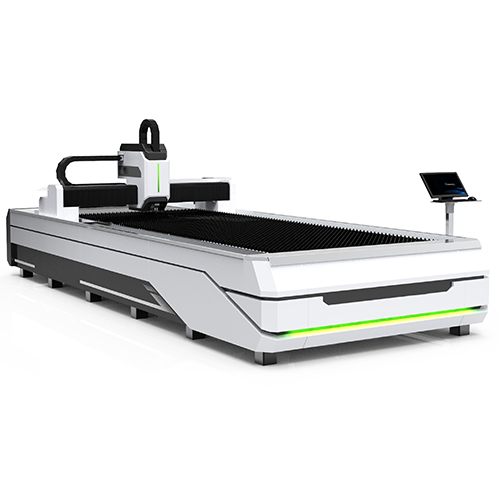 Máquina de corte a laser de fibra de cama individual