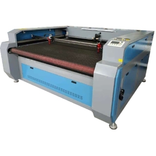 Máquina de corte por láser de tela con alimentación automática