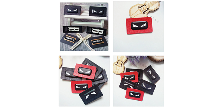 leather labels patches
