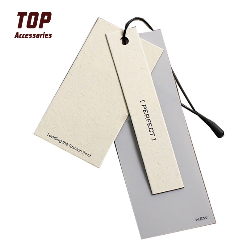 कपड़ों के लिए हस्तनिर्मित पेपर रैपिंग लेबल टैग