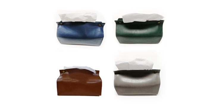 car pu leather tissue boxes
