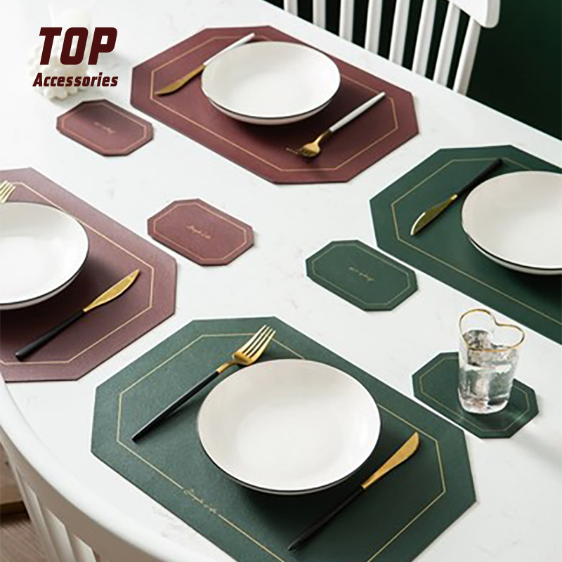 Leather Dinner Table Mats