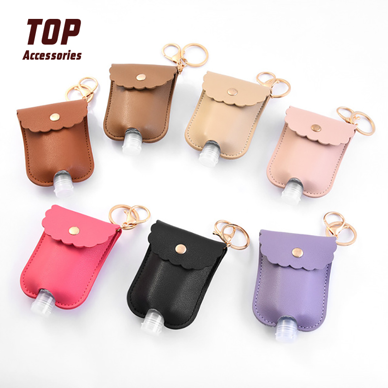 Vegetable Tanned Faux Leather Keychains With Bottle Opener