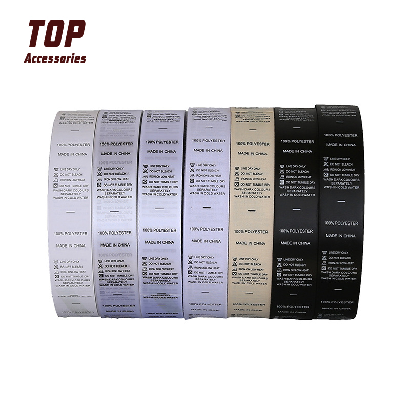 Wholesale Custom Adhesive Woven Labels For Clothing