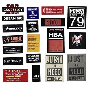 Customized Satin Woven Clothing Labels