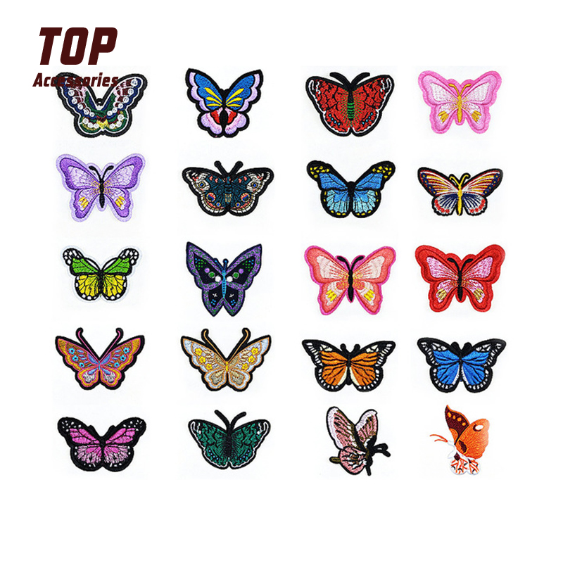 Butterfly Embroidery Sequin Patches