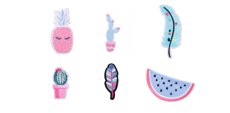 flowers embroidery patches