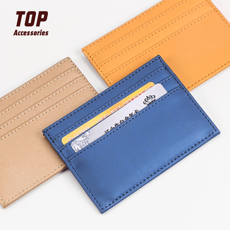 Magnetic Vaccination Leather Card Holders Wallet