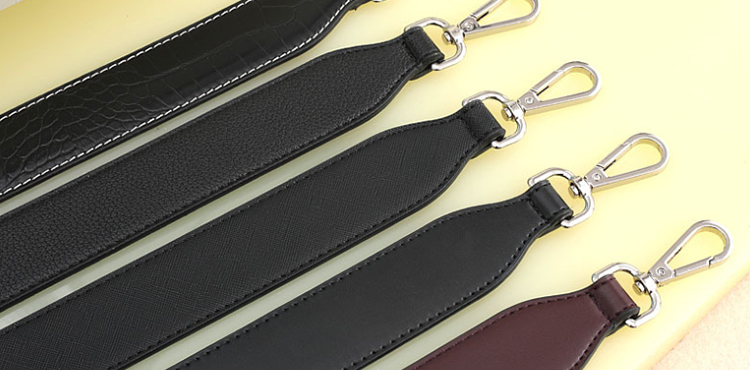 black straps leather
