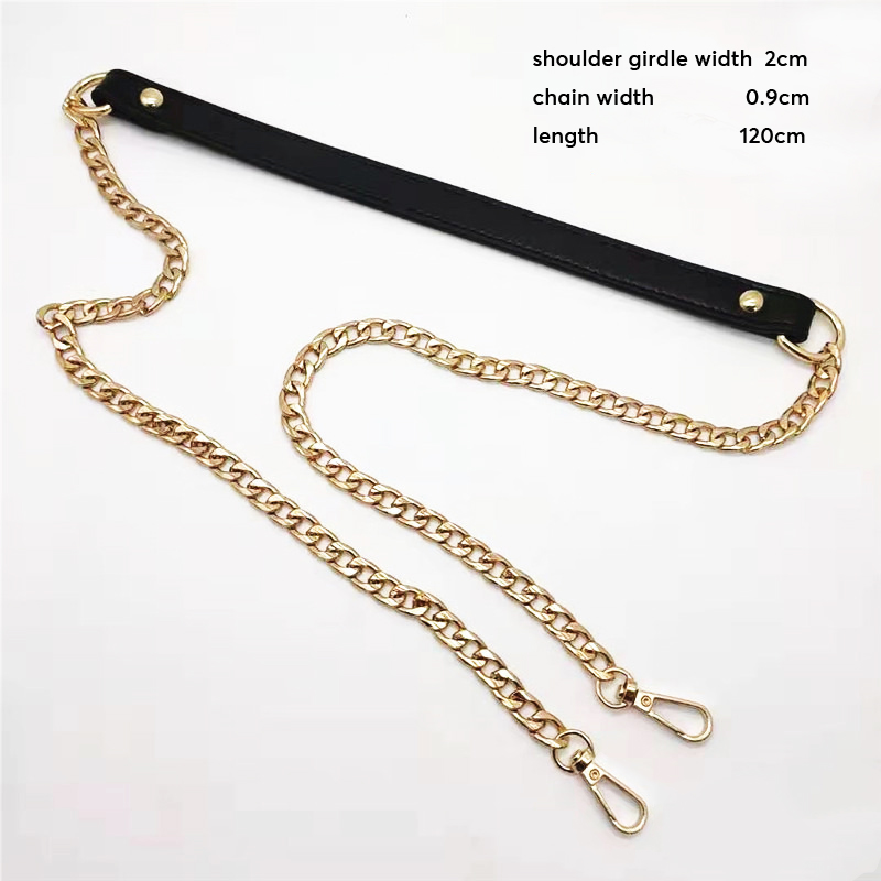 Bag Straps Accessories Leather Metal Chains For Purse