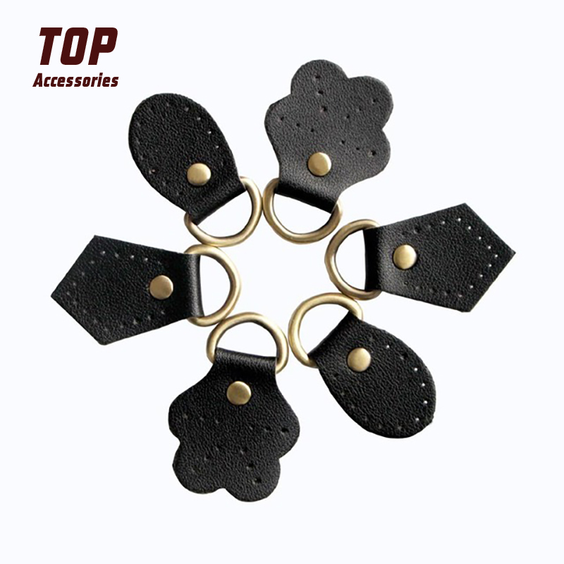 Custom Traditional Black Leather Belt Buckles