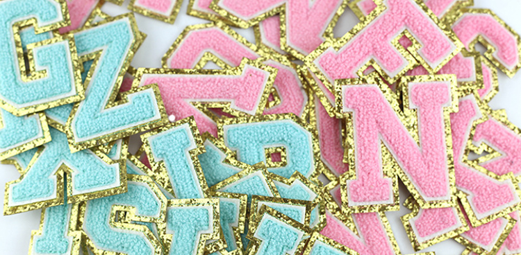 letter chenille patches