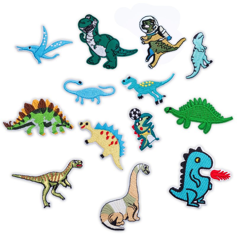 Dinosaur Embroidery Patches