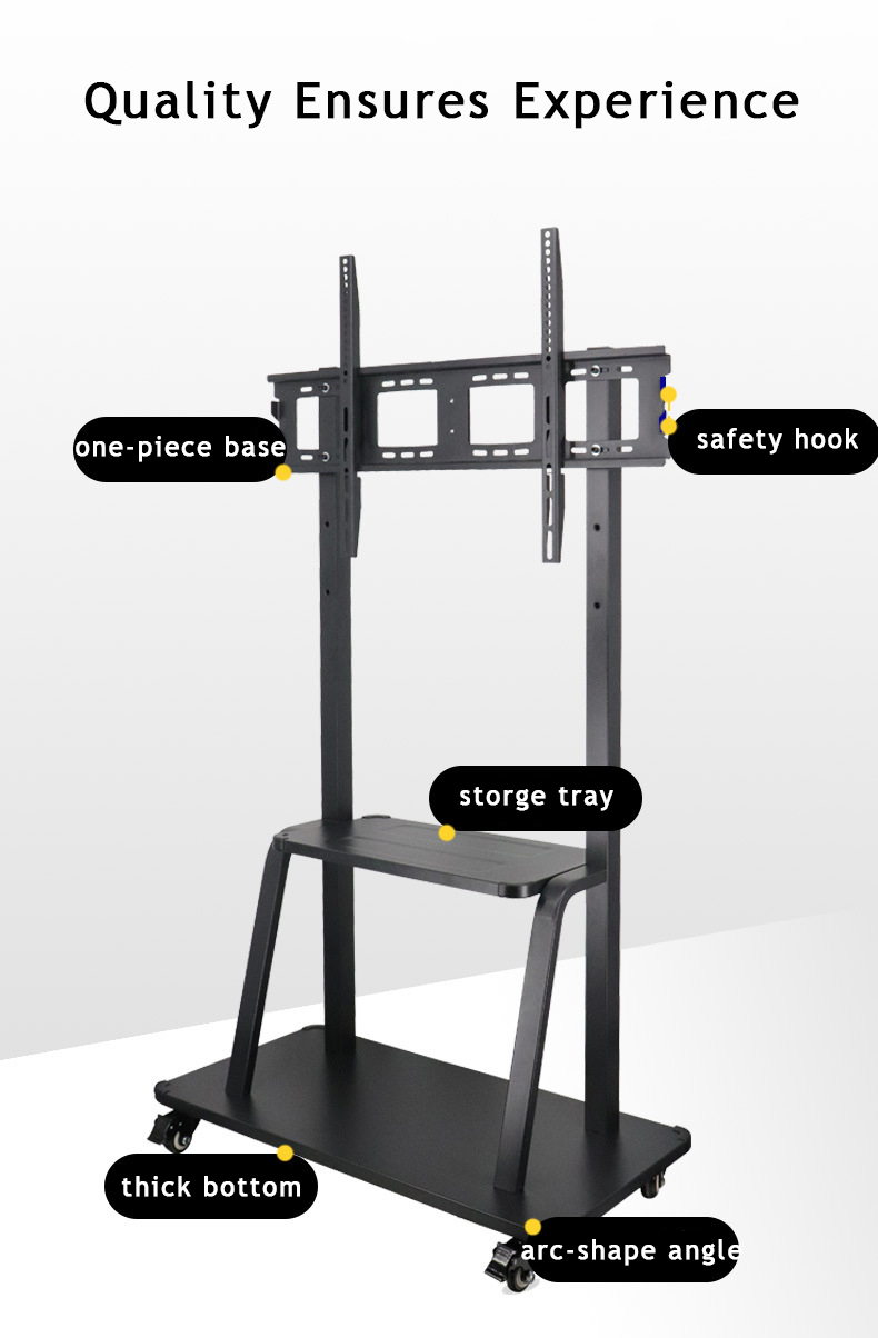 heavy duty rolling tv stand