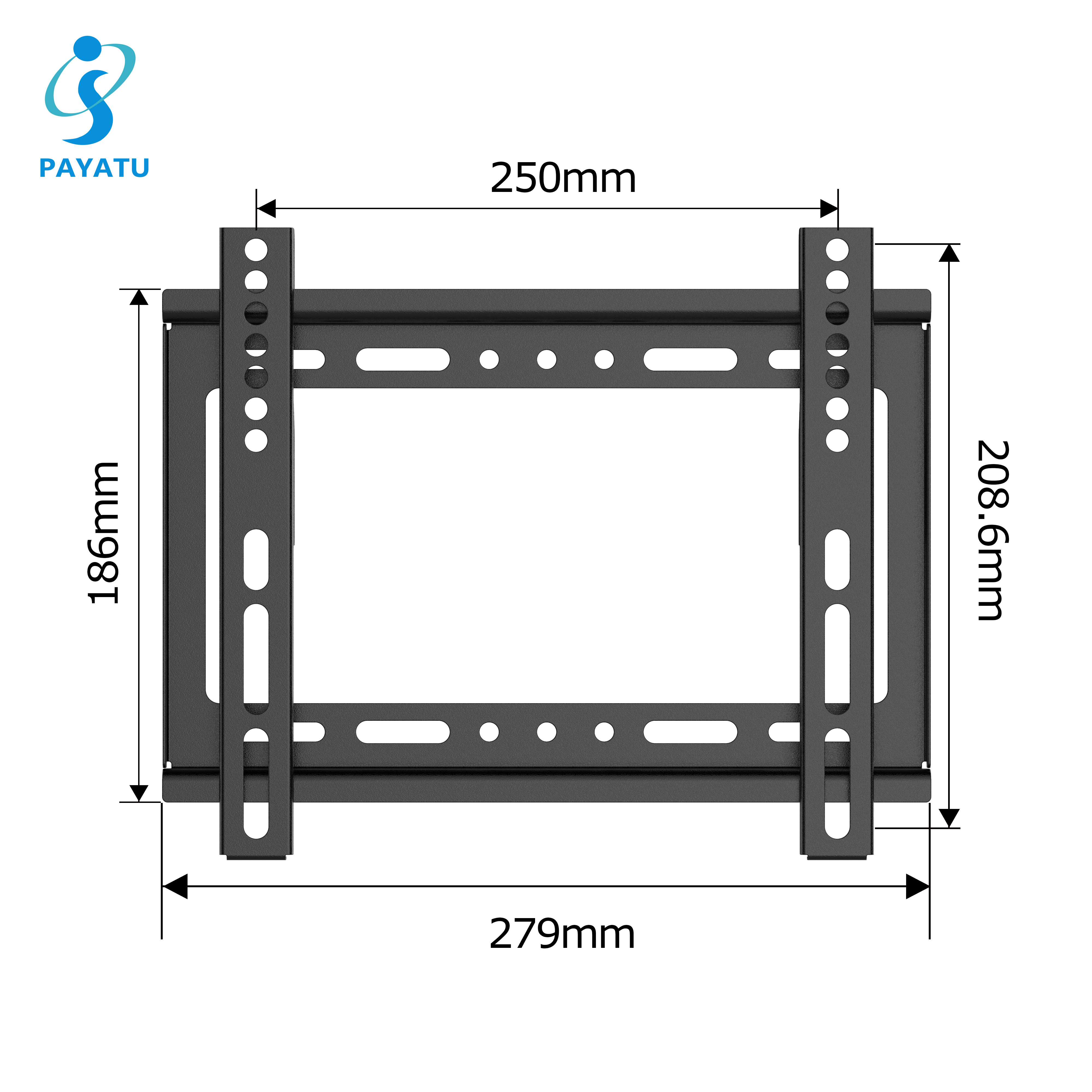 B27 200x200 Fixed Led Tv Wall Mount Universal Lcd TV Hanger