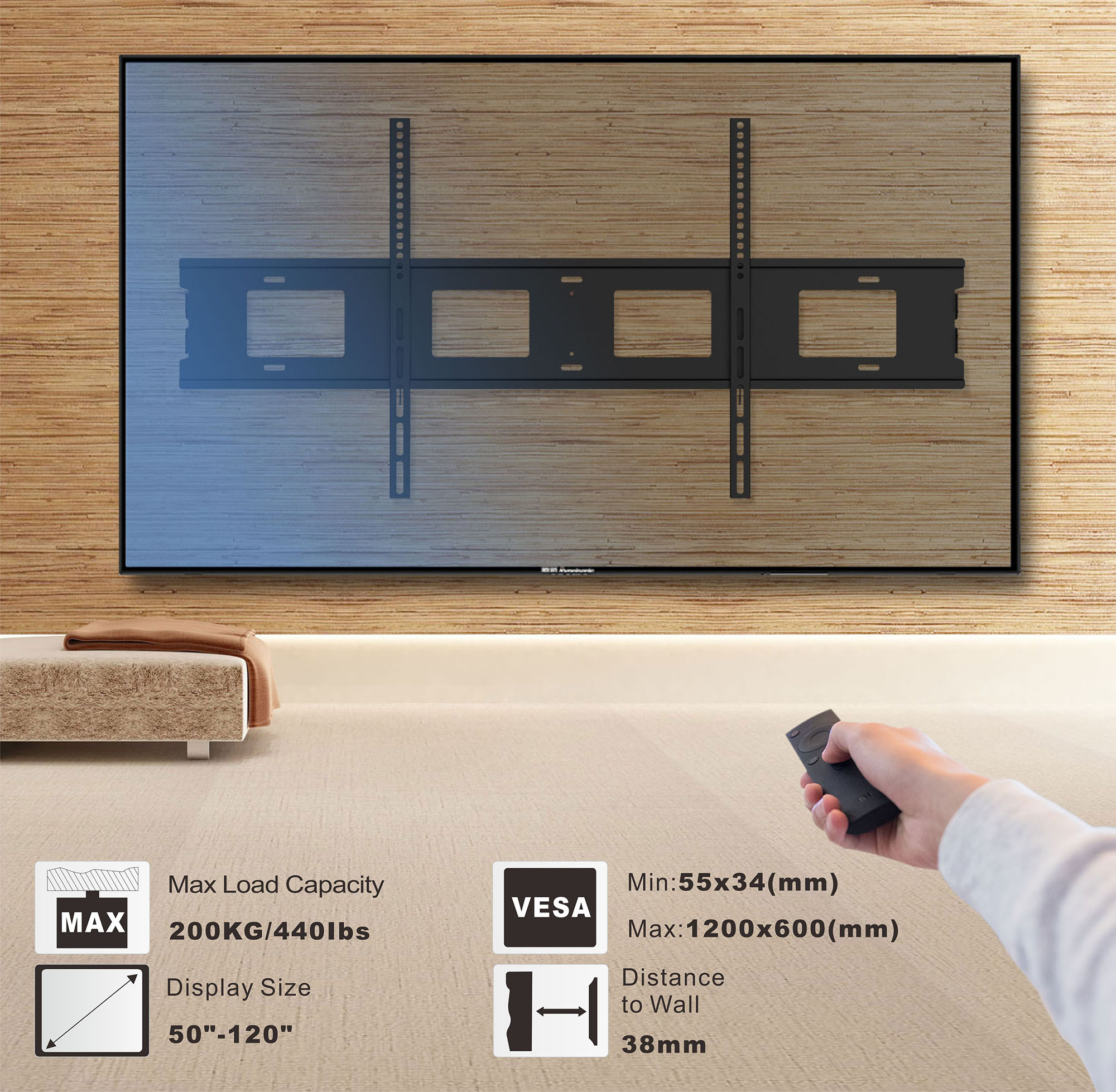 wall mount for 85 inch tv