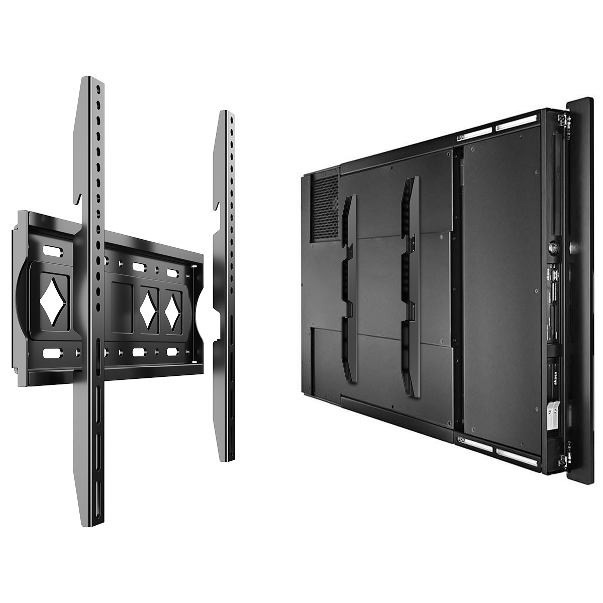 Hidden TV Wall Mount For 55 Inch TV Flat To Wall TV Bracket