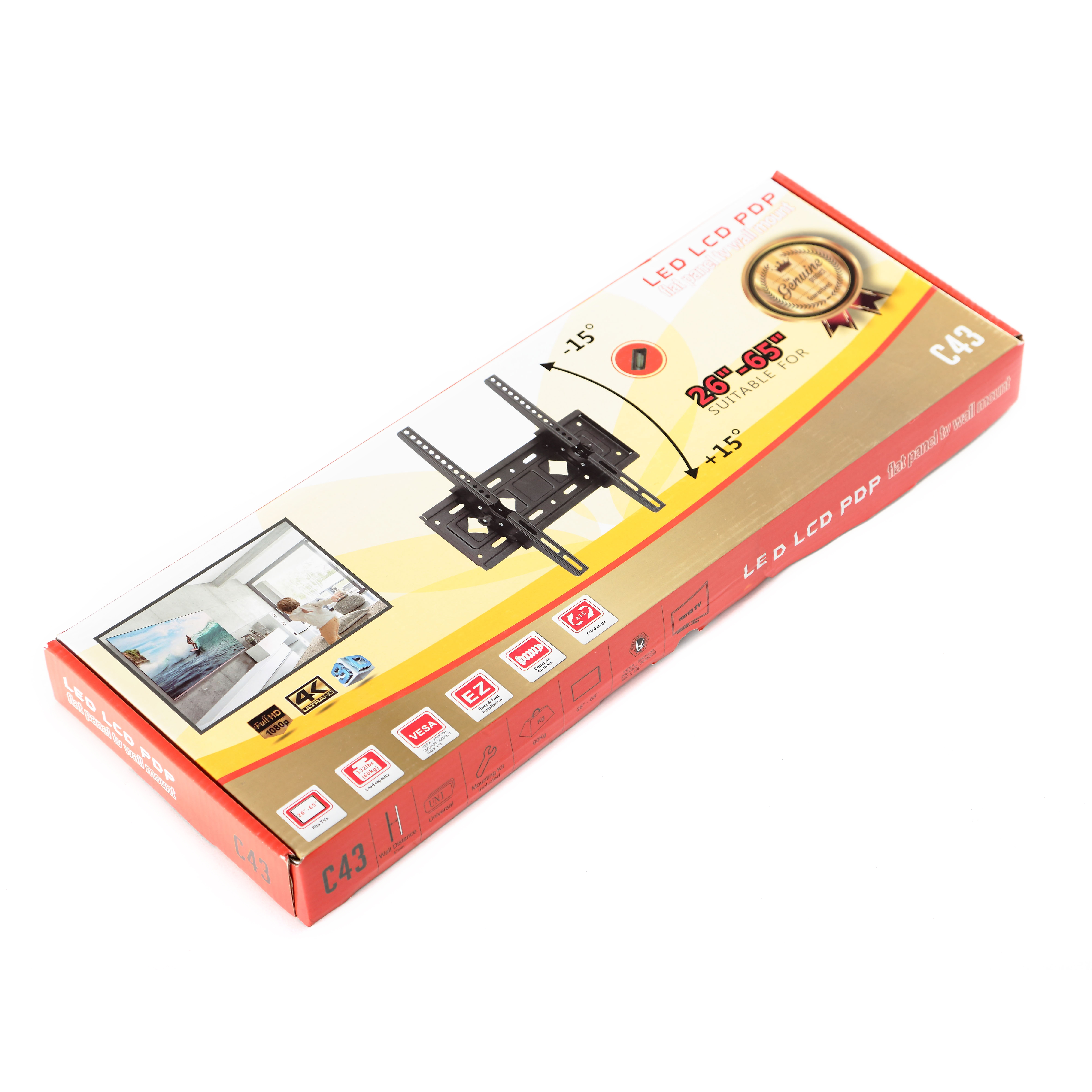 Hidden TV Wall Mount For 55 Inch TV Flat To Wall TV Bracket