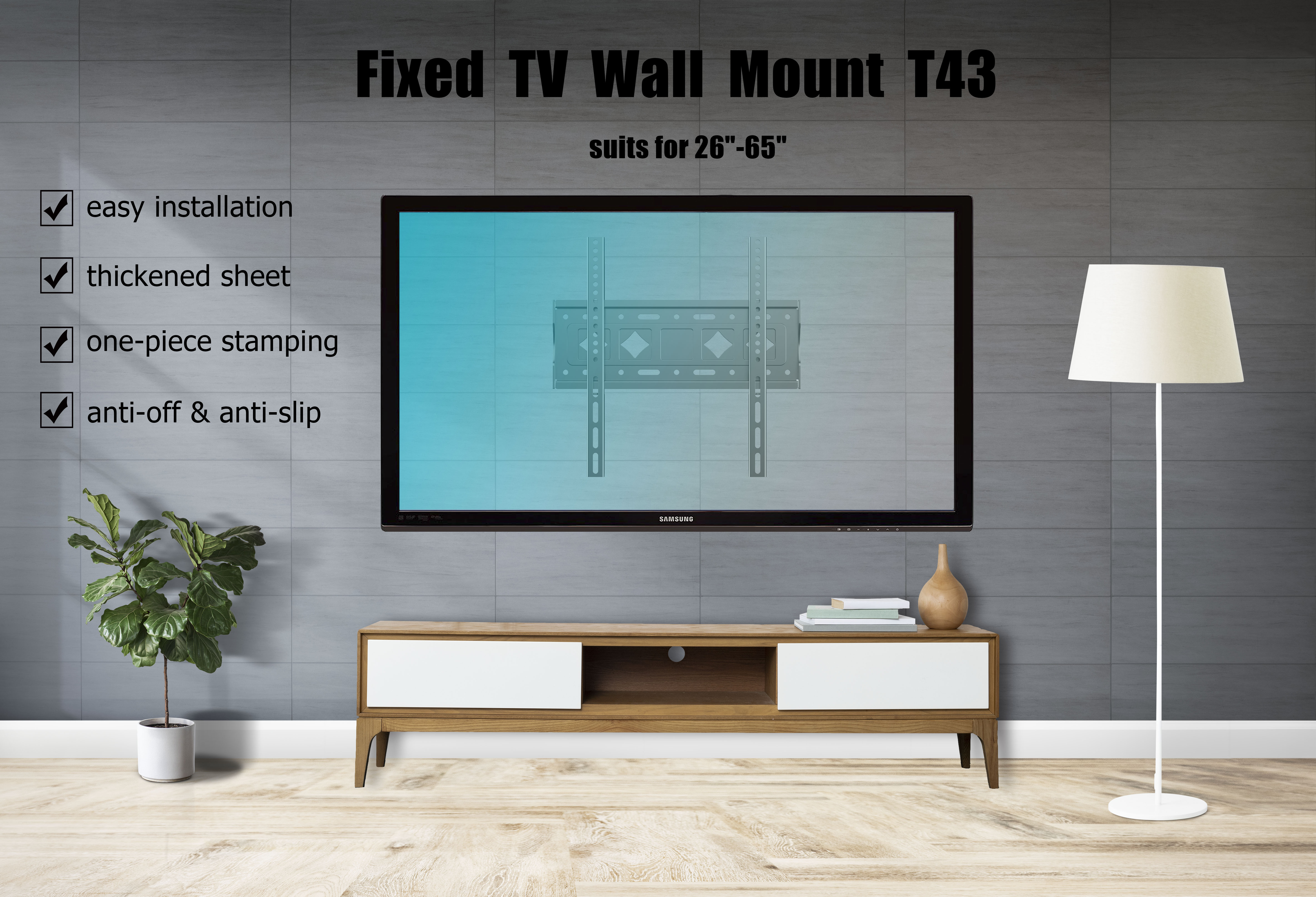 hidden tv wall mount