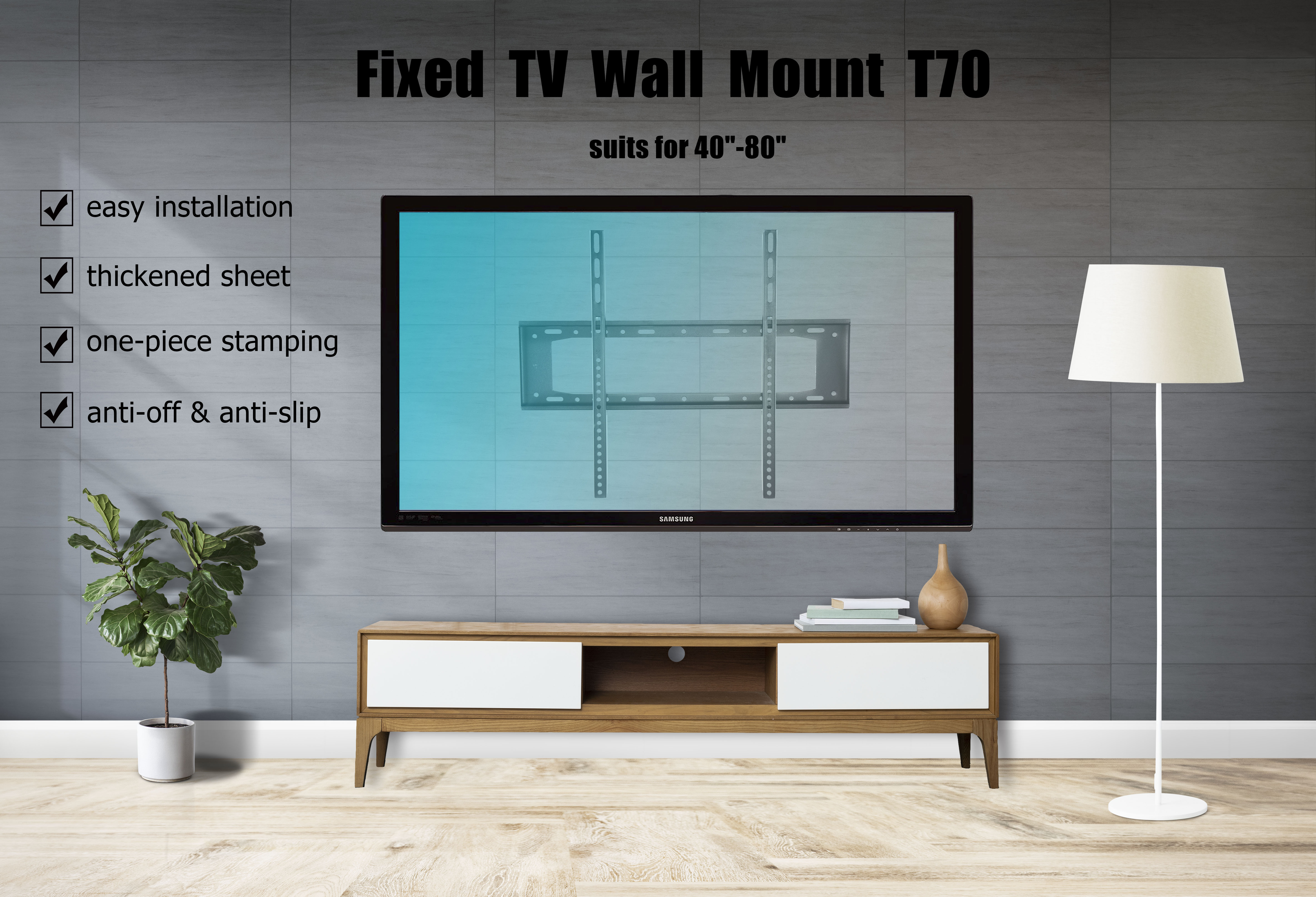 in wall tv mount