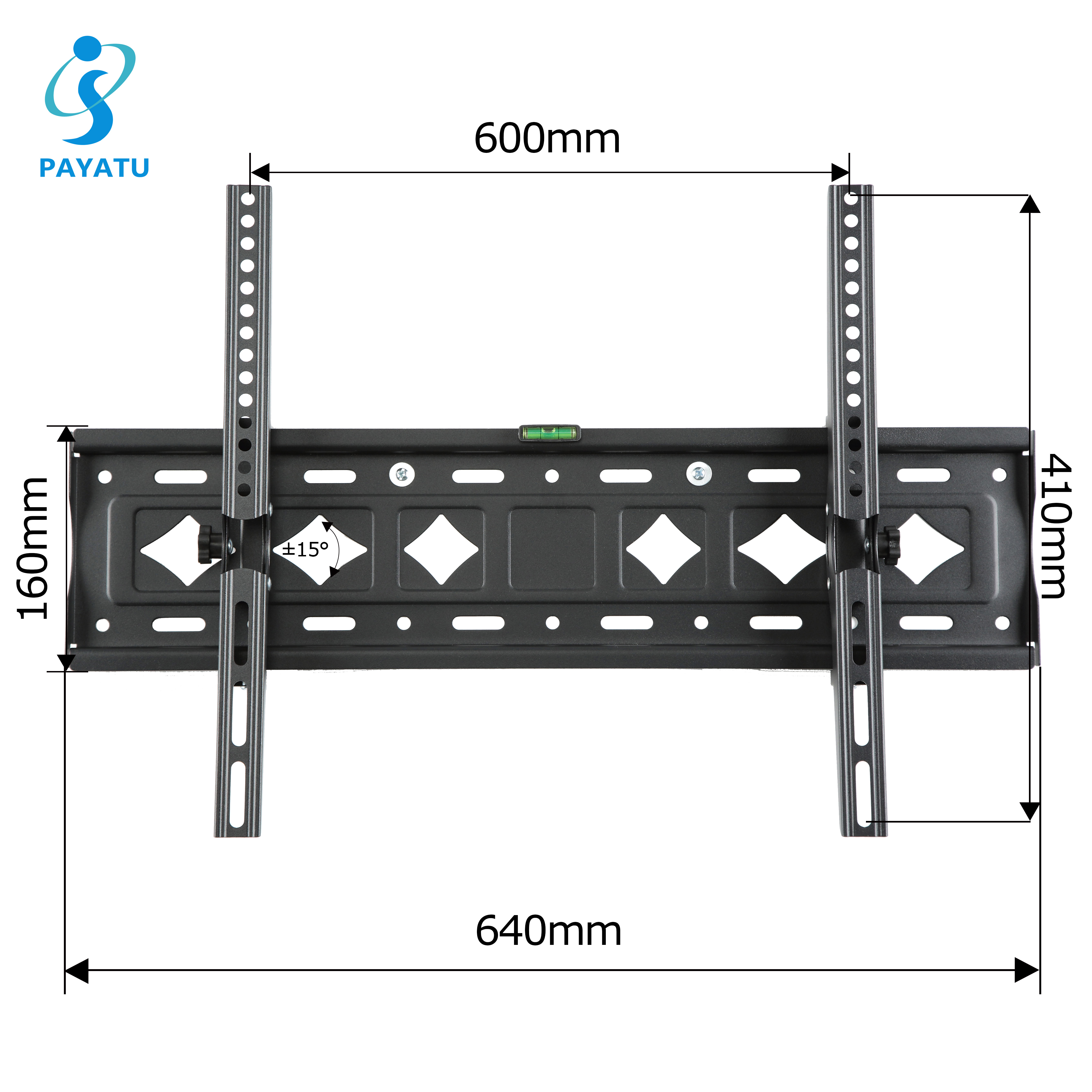 32-75 Inch Universal Tilt TV Wall Mount 600*400 VESA Bracket