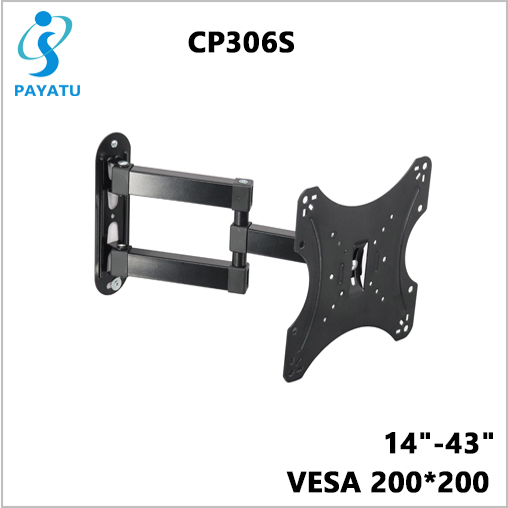 VESA 200x200 Universal Full Motion TV Bracket Retractable TV Mount