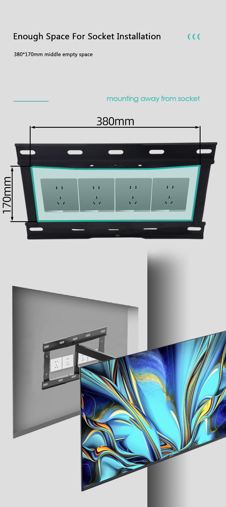 outside tv mount
