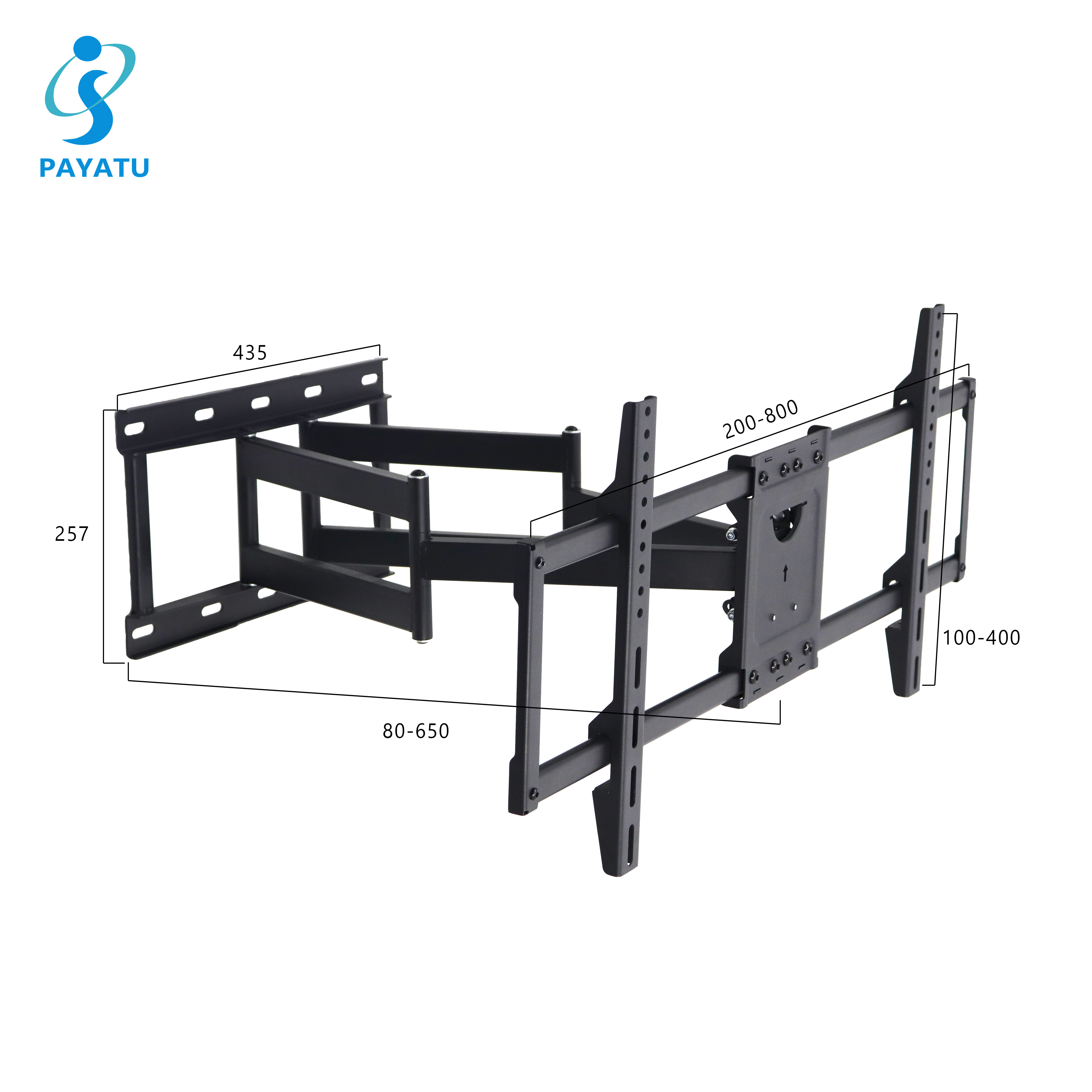 Professional RV TV Mount 52-98 Inch Full Motion Corner TV Bracket