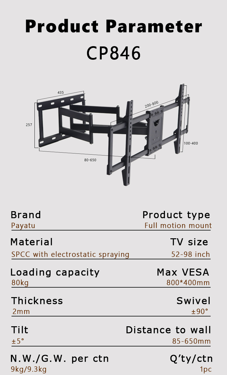 rv tv mount