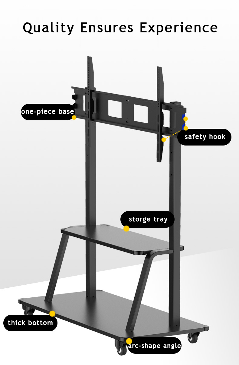 rolling tv mount