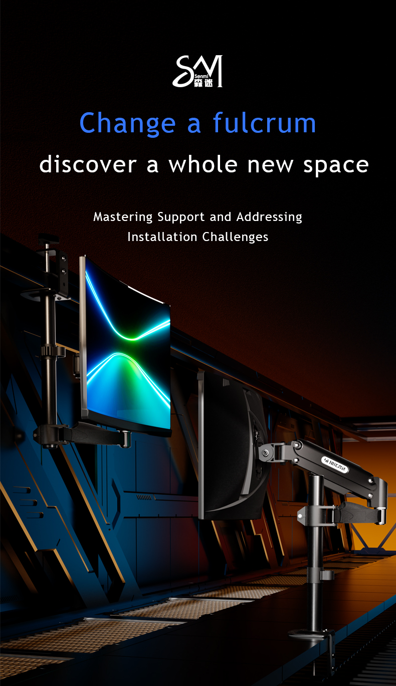 computer monitor desk mount