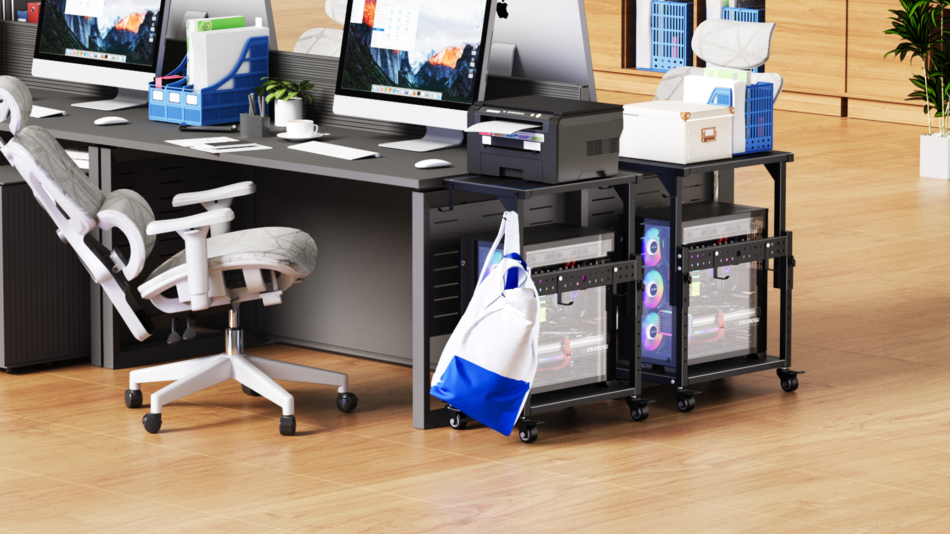 Dual-Layer PC Cart S-M03