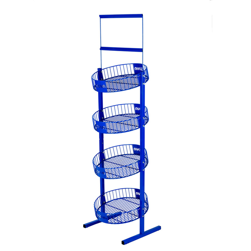 4 Tiers Wire Round Basket Display Stand Manufacturers, 4 Tiers Wire Round Basket Display Stand Factory, Supply 4 Tiers Wire Round Basket Display Stand Retail Solution