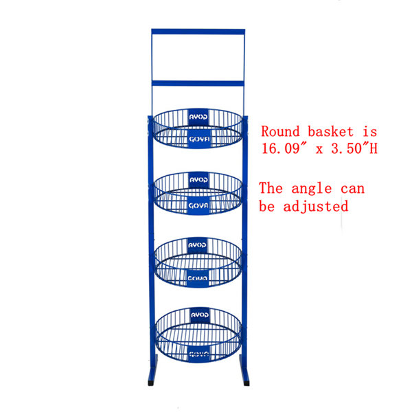 Round baskets wire rack