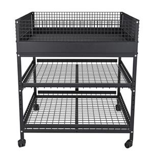 3-tier Dump Bin Store Display Fixtures