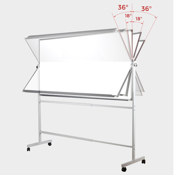 Rolling mobile stand whiteboard