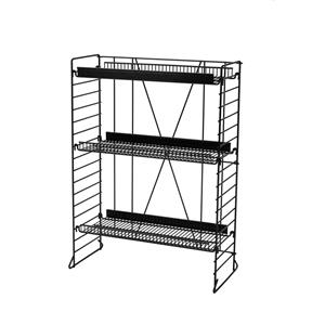 3 Tiers Wire Basket Display Stand