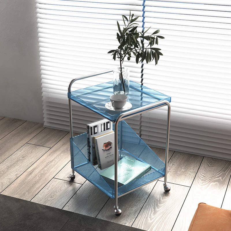 Mobile side table Square mobile end tabel