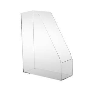 Datei-Desktop-Buchhalter aus klarem Acryl mit Frontplatte