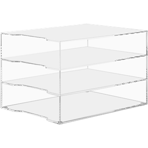 Giá đựng sách dọc A4 trong suốt từ 3 phần đến 6 phần