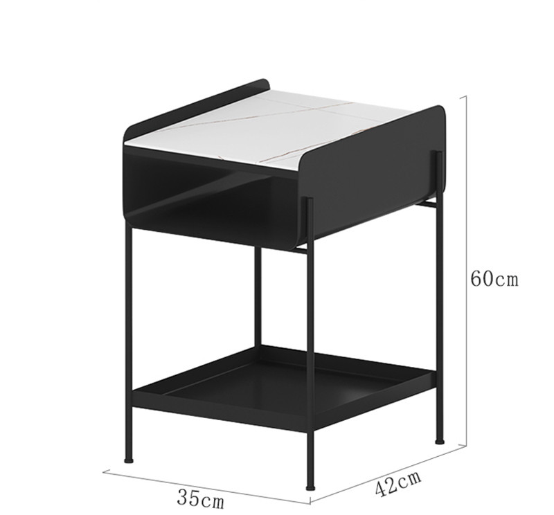 square design side table