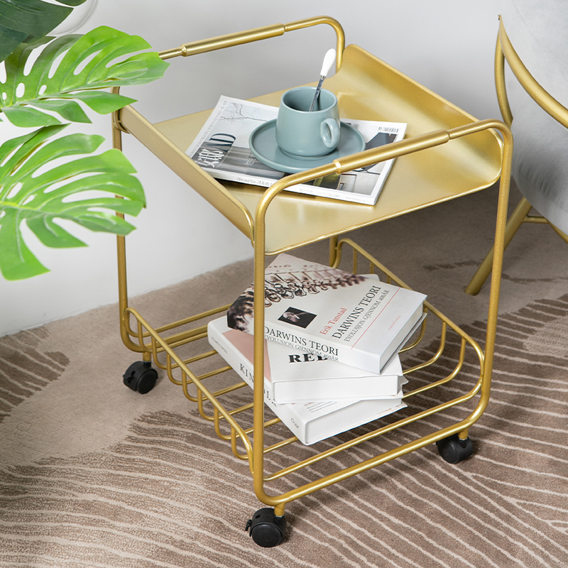 strong movable side table